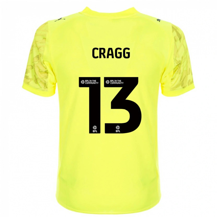 Danxen Kvinder Rio Cragg #13 Gul Sort Målmandstrøje 2025/26 Trøje T-shirt