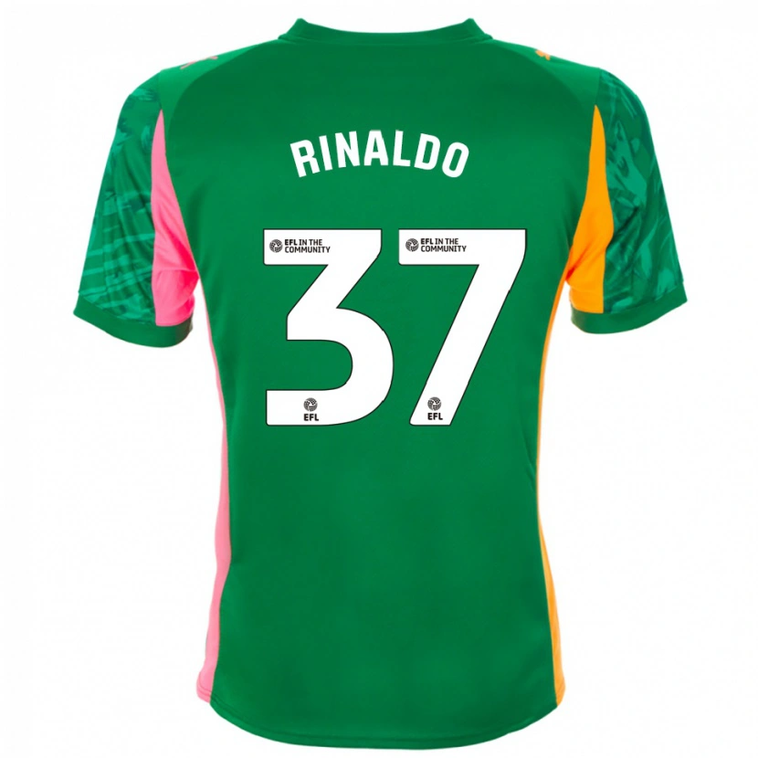 Danxen Kvinder Ashton Rinaldo #37 Grøn Pink Appelsin Målmandstrøje 2025/26 Trøje T-shirt
