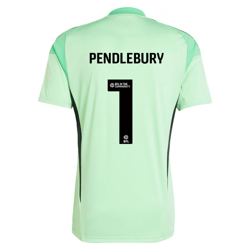 Danxen Kvinder Izzy Pendlebury #1 Lys Grøn Sort Målmandstrøje 2025/26 Trøje T-shirt