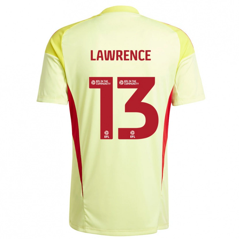 Danxen Kvinder Charlie Lawrence #13 Bleg Gul Målmandstrøje 2025/26 Trøje T-shirt