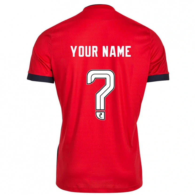 Danxen Kvinder Dundee FC Rød Hvid Målmandstrøje 2025/26 Trøje T-shirt