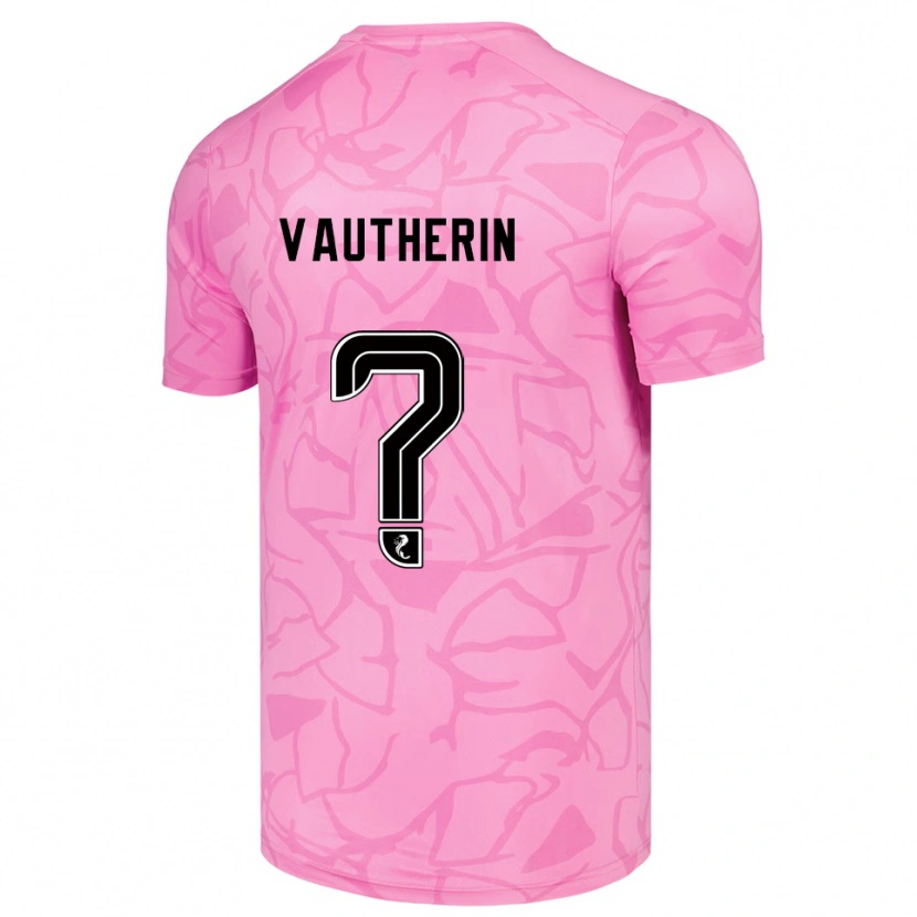 Danxen Kvinder Sam Vautherin #0 Pink Sort Målmandstrøje 2025/26 Trøje T-shirt