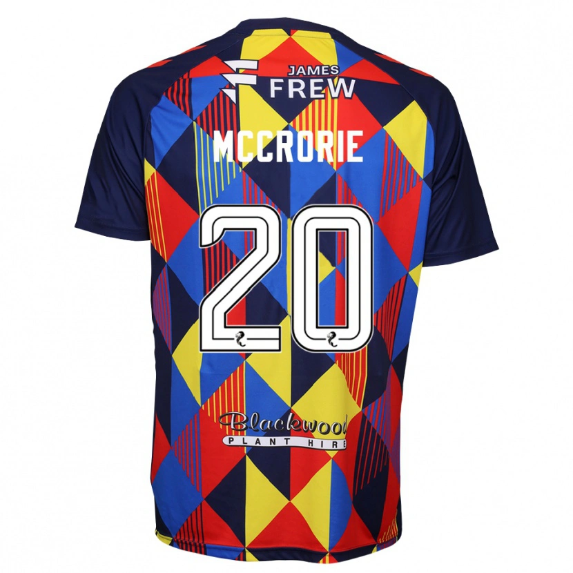 Danxen Kvinder Robby McCrorie #20 Kongeb Blå Rød Målmandstrøje 2025/26 Trøje T-shirt
