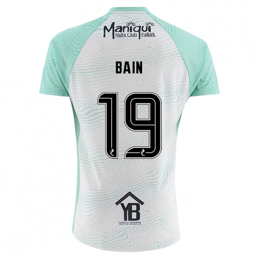 Danxen Kvinder Scott Bain #19 Sort Hvid Målmandstrøje 2025/26 Trøje T-shirt