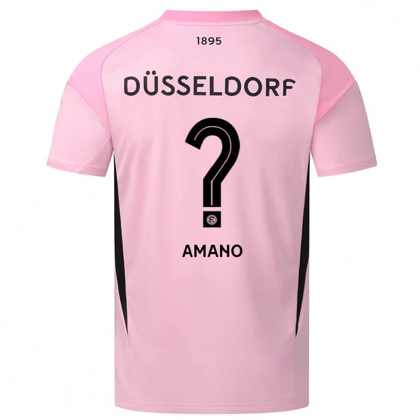 Danxen Kvinder Misaki Amano #0 Pink Sort Målmandstrøje 2025/26 Trøje T-shirt