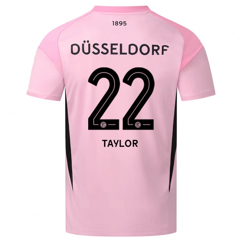 Danxen Kvinder Makaya Taylor #22 Pink Sort Målmandstrøje 2025/26 Trøje T-shirt