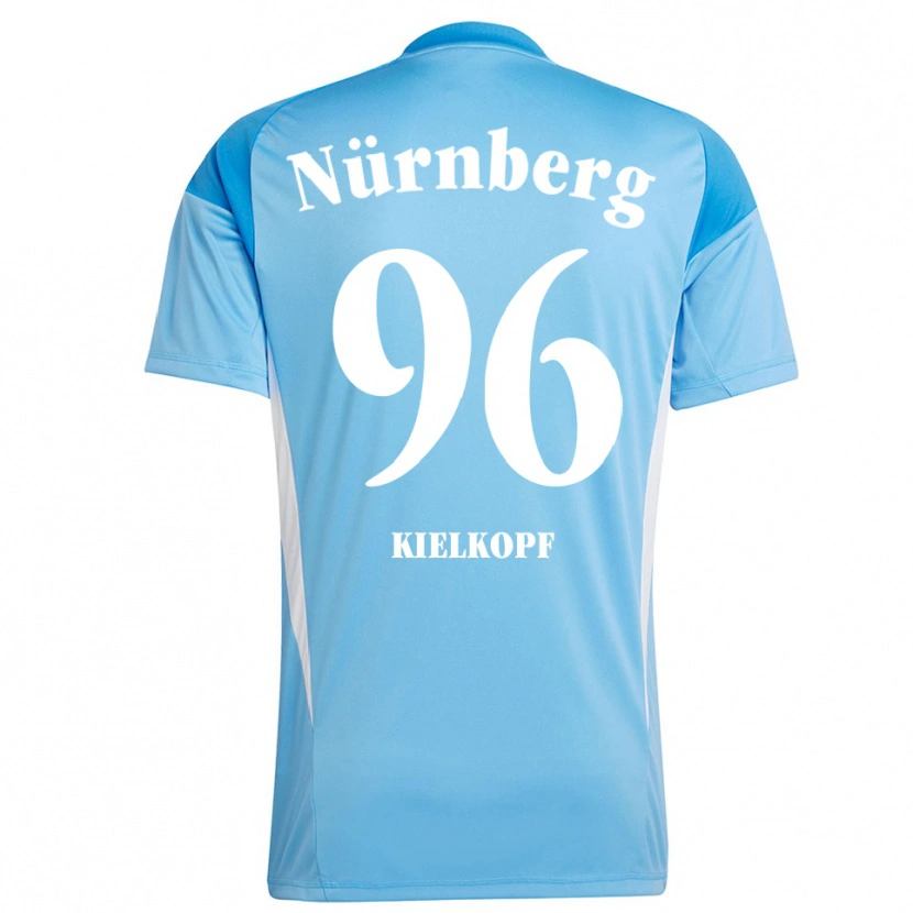 Danxen Kvinder Felix Kielkopf #96 Lyseblå Hvid Målmandstrøje 2025/26 Trøje T-shirt