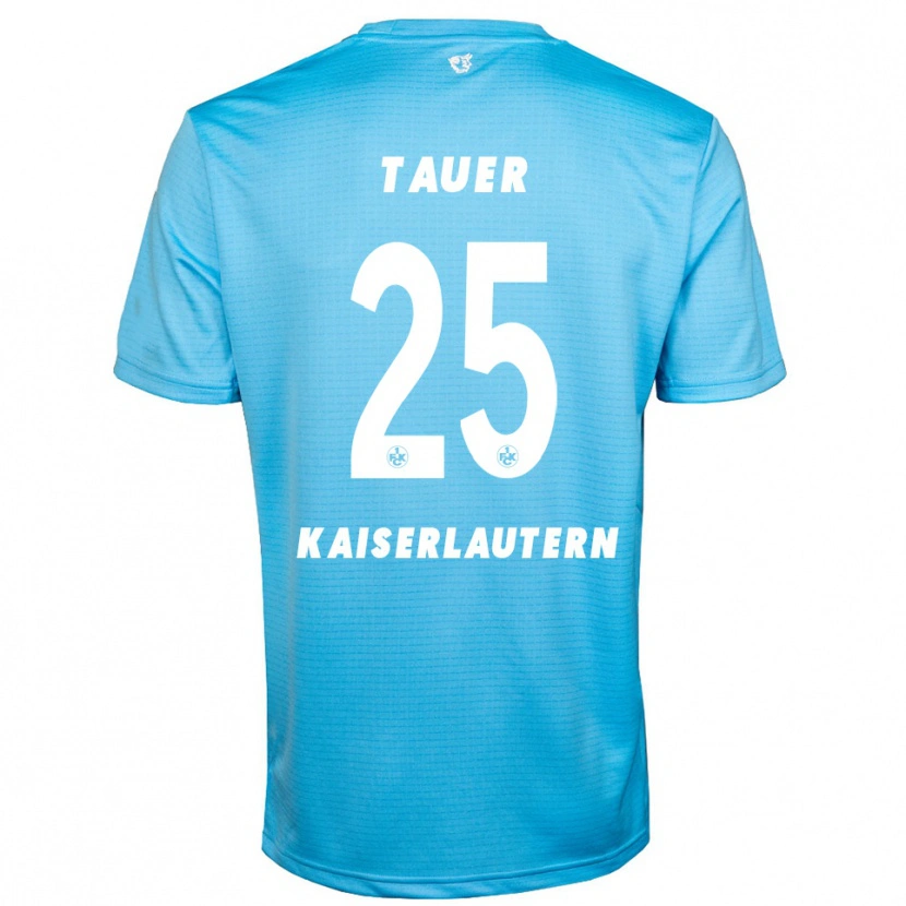 Danxen Kvinder Luca Tauer #25 Lyseblå Hvid Målmandstrøje 2025/26 Trøje T-shirt
