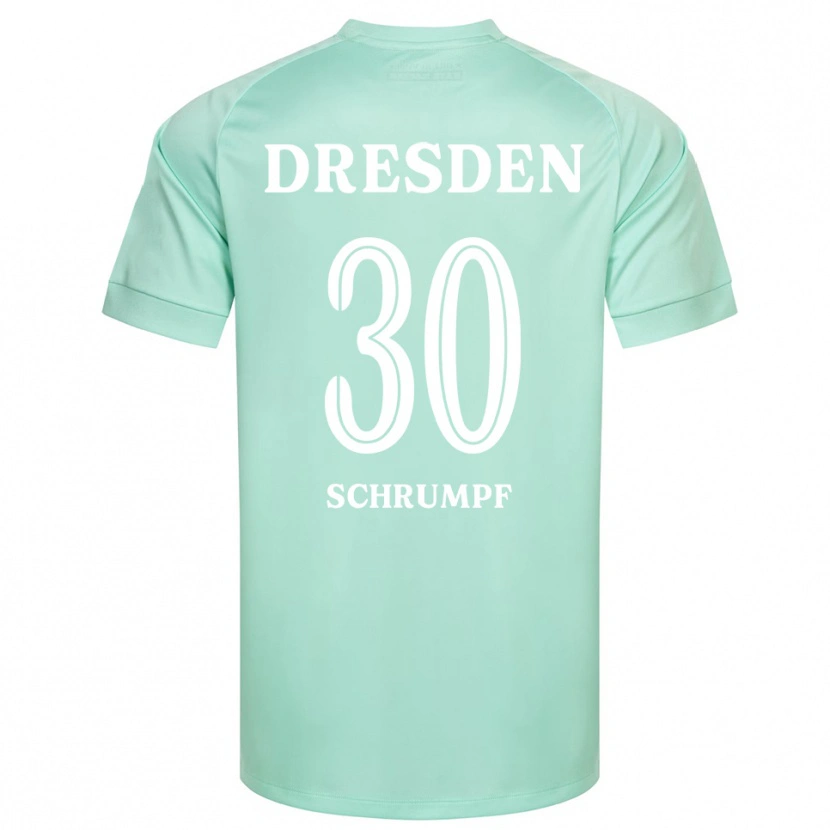 Danxen Kvinder Janis Schrumpf #30 Lysegrøn Hvid Målmandstrøje 2025/26 Trøje T-shirt