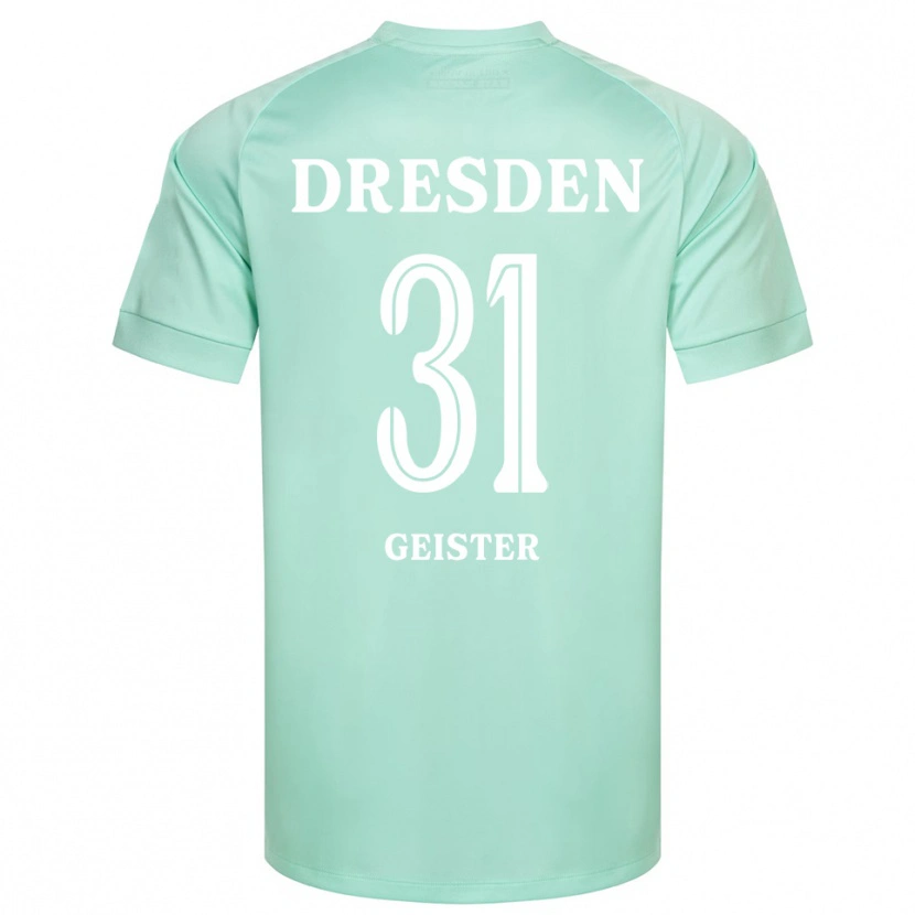 Danxen Kvinder Jannis Geister #31 Lysegrøn Hvid Målmandstrøje 2025/26 Trøje T-shirt