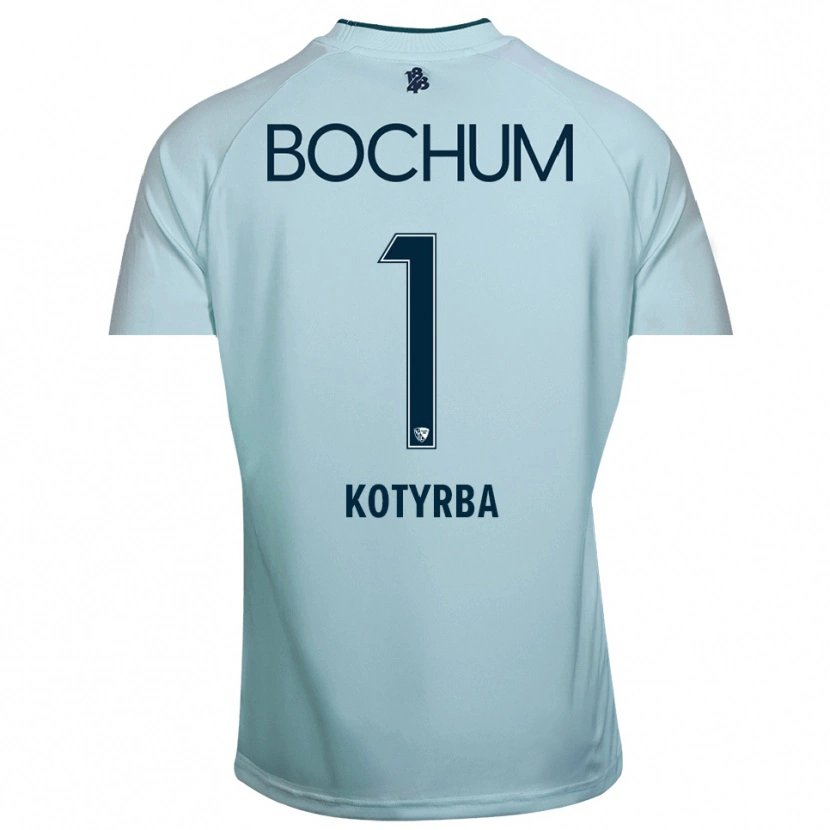 Danxen Kvinder Finn Kotyrba #1 Cyan-Blå Målmandstrøje 2025/26 Trøje T-shirt