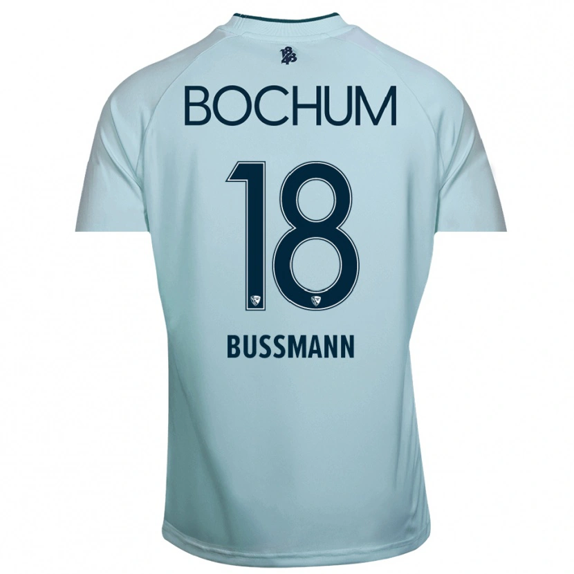 Danxen Kvinder Benjamin Bußmann #18 Cyan-Blå Målmandstrøje 2025/26 Trøje T-shirt
