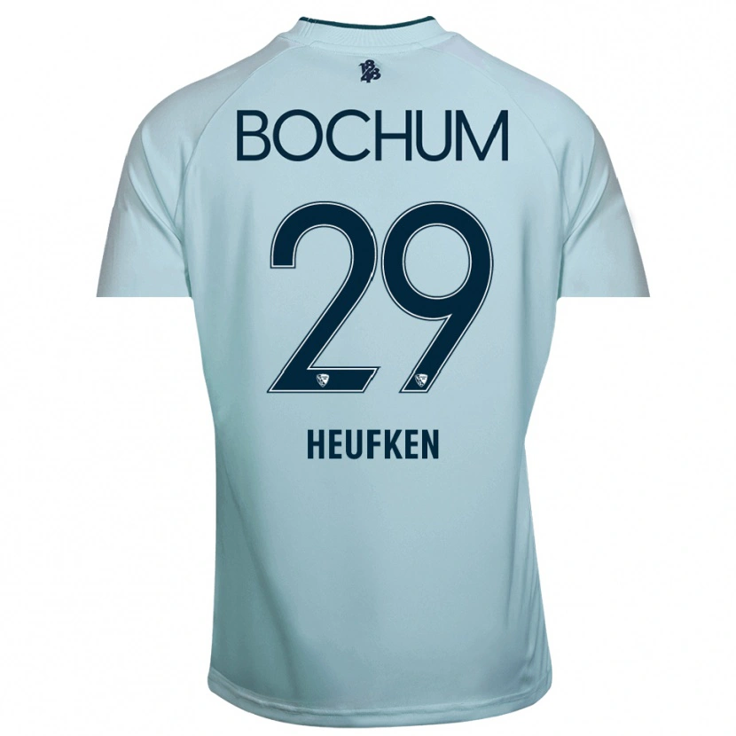 Danxen Kvinder Jeremias Heufken #29 Cyan-Blå Målmandstrøje 2025/26 Trøje T-shirt