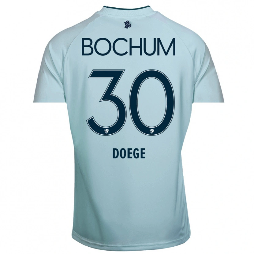 Danxen Kvinder Leonie Doege #30 Cyan-Blå Målmandstrøje 2025/26 Trøje T-shirt