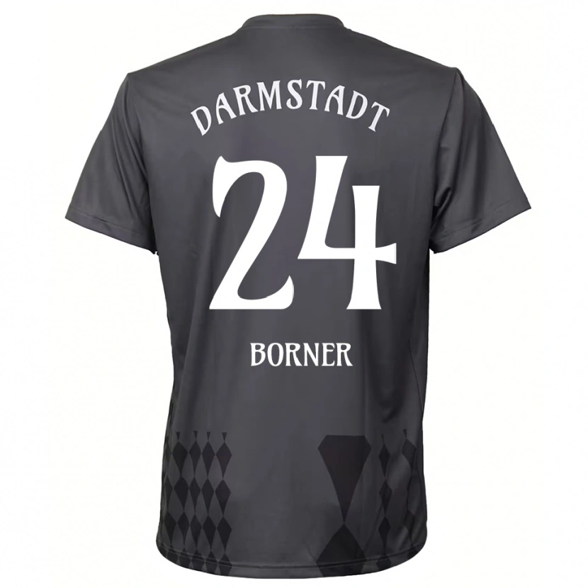 Danxen Kvinder Benedikt Börner #24 Mørkegrå Målmandstrøje 2025/26 Trøje T-shirt