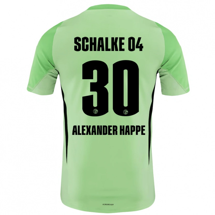 Danxen Kvinder Luca Alexander Happe #30 Lysegrøn Sort Målmandstrøje 2025/26 Trøje T-shirt