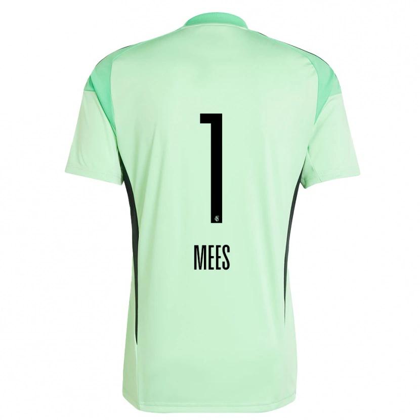 Danxen Kvinder Alexander Mees #1 Lysegrøn Sort Målmandstrøje 2025/26 Trøje T-shirt