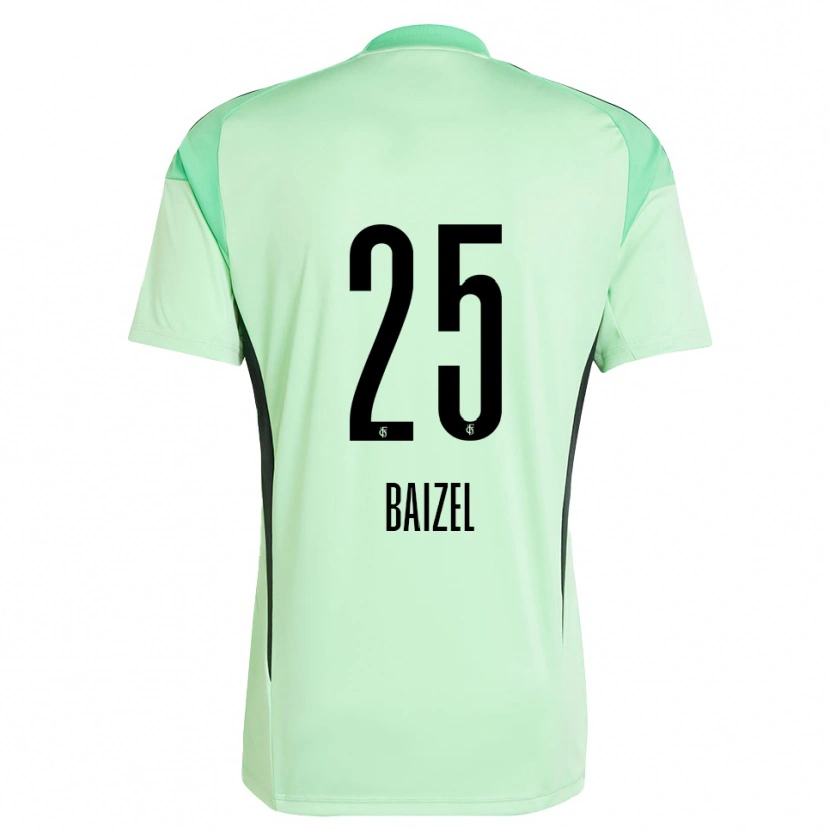 Danxen Kvinder David Baizel #25 Lysegrøn Sort Målmandstrøje 2025/26 Trøje T-shirt