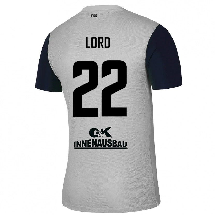Danxen Kvinder Louis Lord #22 Grå Sort Målmandstrøje 2025/26 Trøje T-shirt
