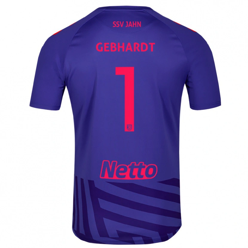 Danxen Kvinder Felix Gebhardt #1 Kongeblå Rød Målmandstrøje 2025/26 Trøje T-shirt