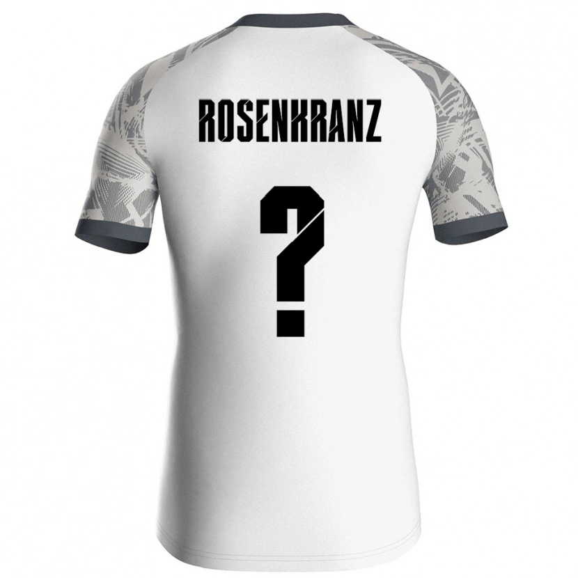 Danxen Kvinder Colin Rosenkranz #0 Grå Hvid Målmandstrøje 2025/26 Trøje T-shirt