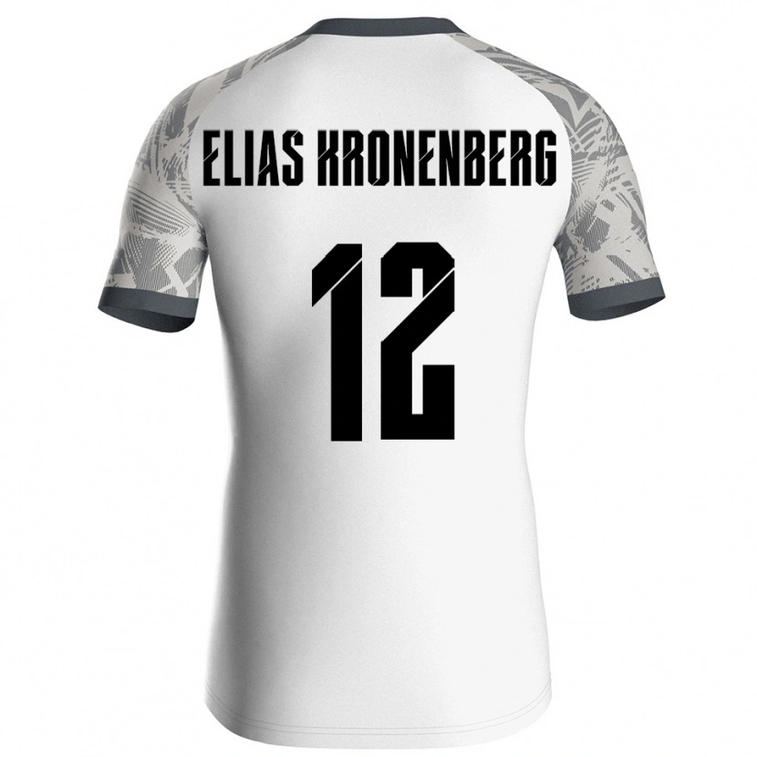Danxen Kvinder Sebastian Elias Kronenberg #12 Grå Hvid Målmandstrøje 2025/26 Trøje T-shirt