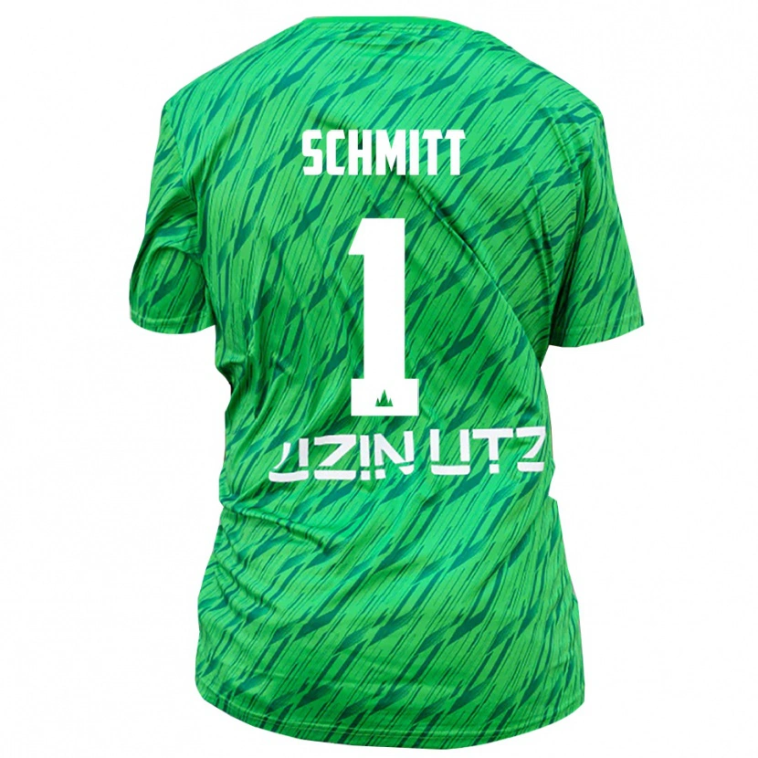 Danxen Kvinder Max Schmitt #1 Grøn Rød Målmandstrøje 2025/26 Trøje T-shirt