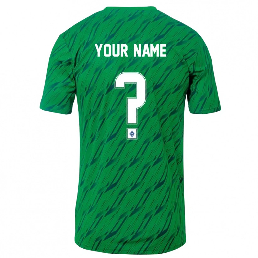 Danxen Kvinder SV Waldhof Mannheim Grøn Hvid Målmandstrøje 2025/26 Trøje T-shirt