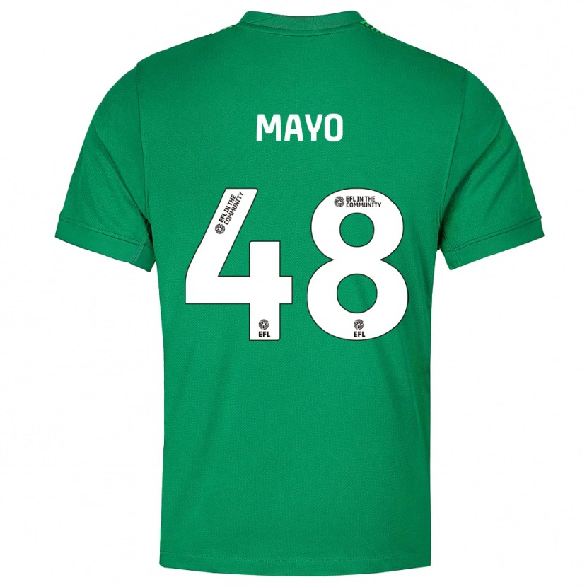 Danxen Kvinder Bradley Mayo #48 Grøn Hvid Målmandstrøje 2025/26 Trøje T-shirt