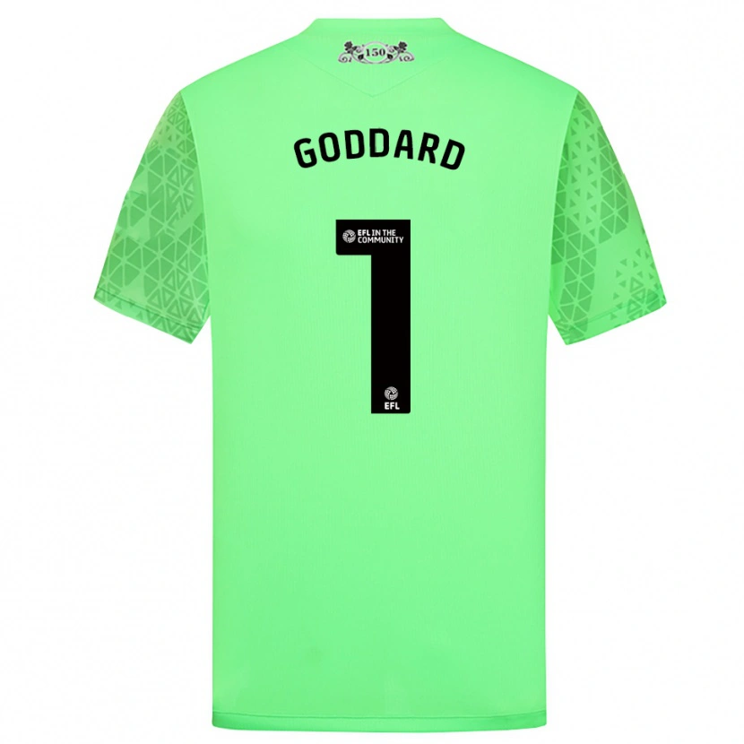 Danxen Kvinder Felix Goddard #1 Fluorescerende Grøn Målmandstrøje 2025/26 Trøje T-shirt
