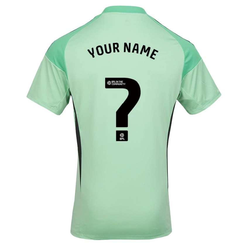 Danxen Kvinder Leicester City Lys Grøn Sort Målmandstrøje 2025/26 Trøje T-shirt