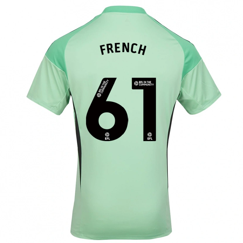 Danxen Kvinder Harry French #61 Lys Grøn Sort Målmandstrøje 2025/26 Trøje T-shirt