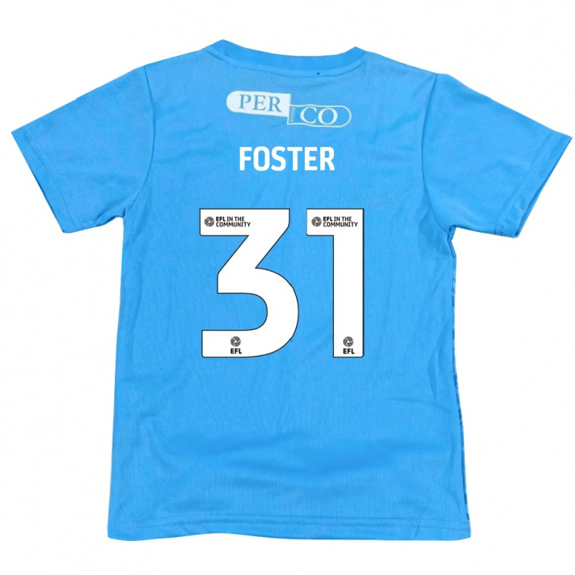 Danxen Kvinder Owen Foster #31 Blå Hvid Målmandstrøje 2025/26 Trøje T-shirt