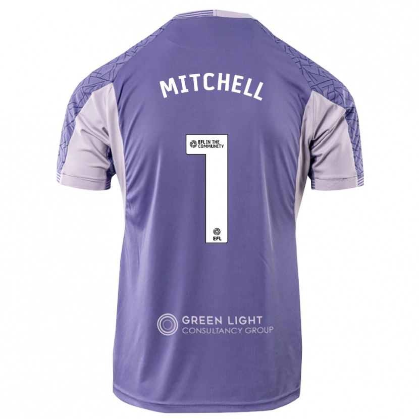 Danxen Kvinder Rylee Mitchell #1 Lys Lilla Målmandstrøje 2025/26 Trøje T-shirt