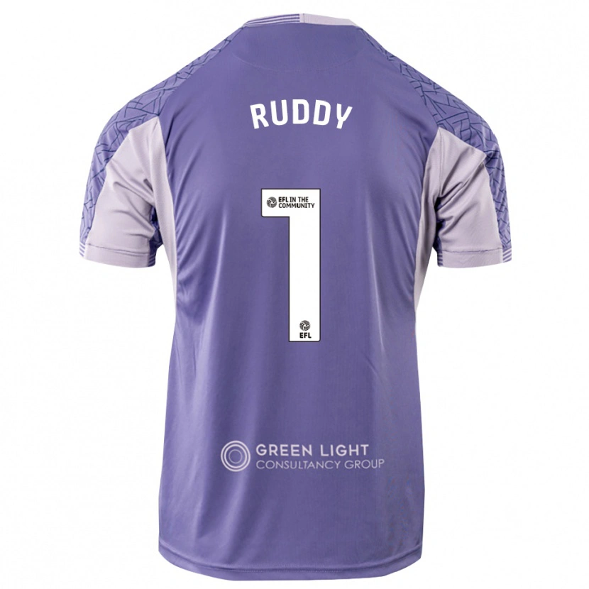 Danxen Kvinder Jack Ruddy #1 Lys Lilla Målmandstrøje 2025/26 Trøje T-shirt