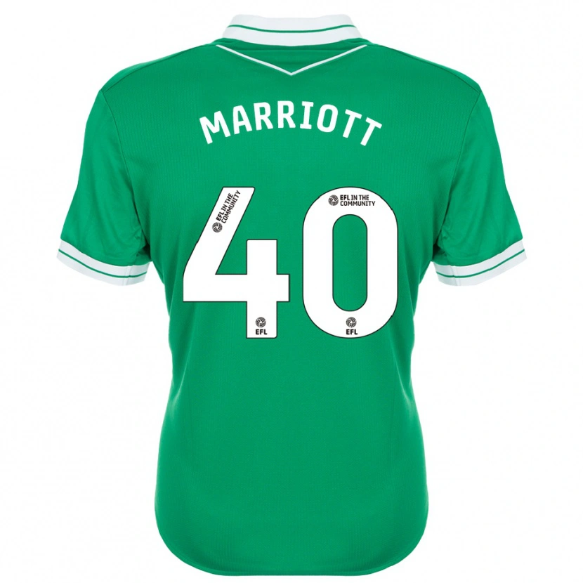 Danxen Kvinder Monty Marriott #40 Grøn Hvid Målmandstrøje 2025/26 Trøje T-shirt