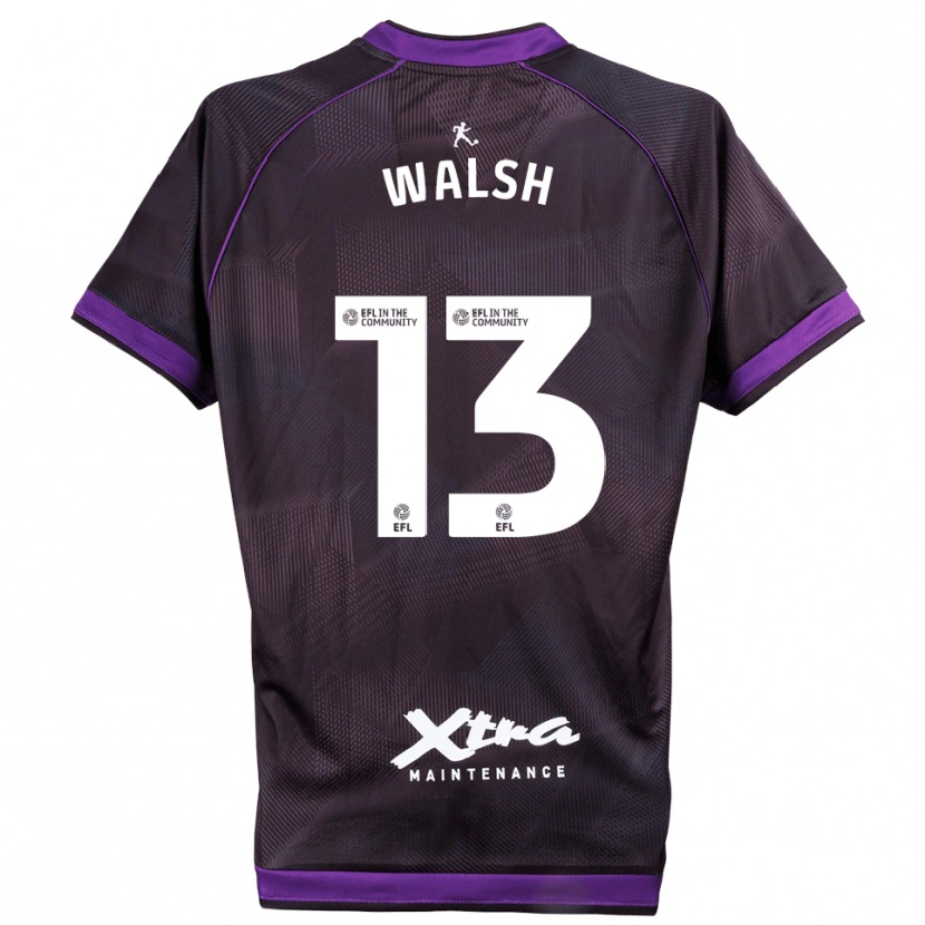 Danxen Kvinder Joe Walsh #13 Lilla Hvid Målmandstrøje 2025/26 Trøje T-shirt