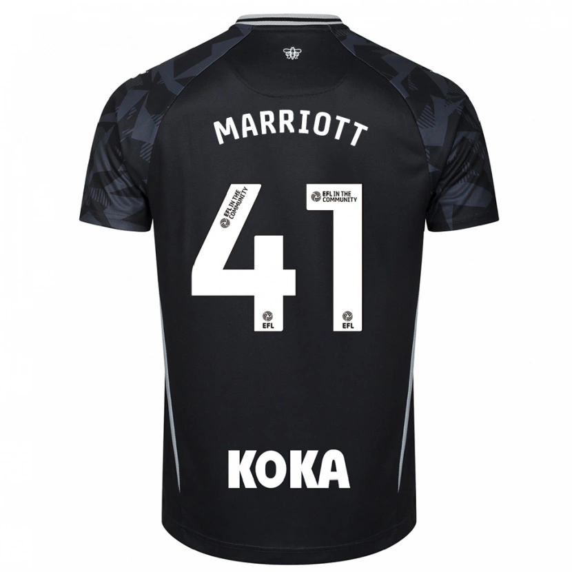 Danxen Kvinder Alfie Marriott #41 Sort Blå Målmandstrøje 2025/26 Trøje T-shirt