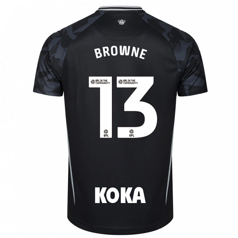 Danxen Kvinder Roraigh Browne #13 Sort Blå Målmandstrøje 2025/26 Trøje T-shirt