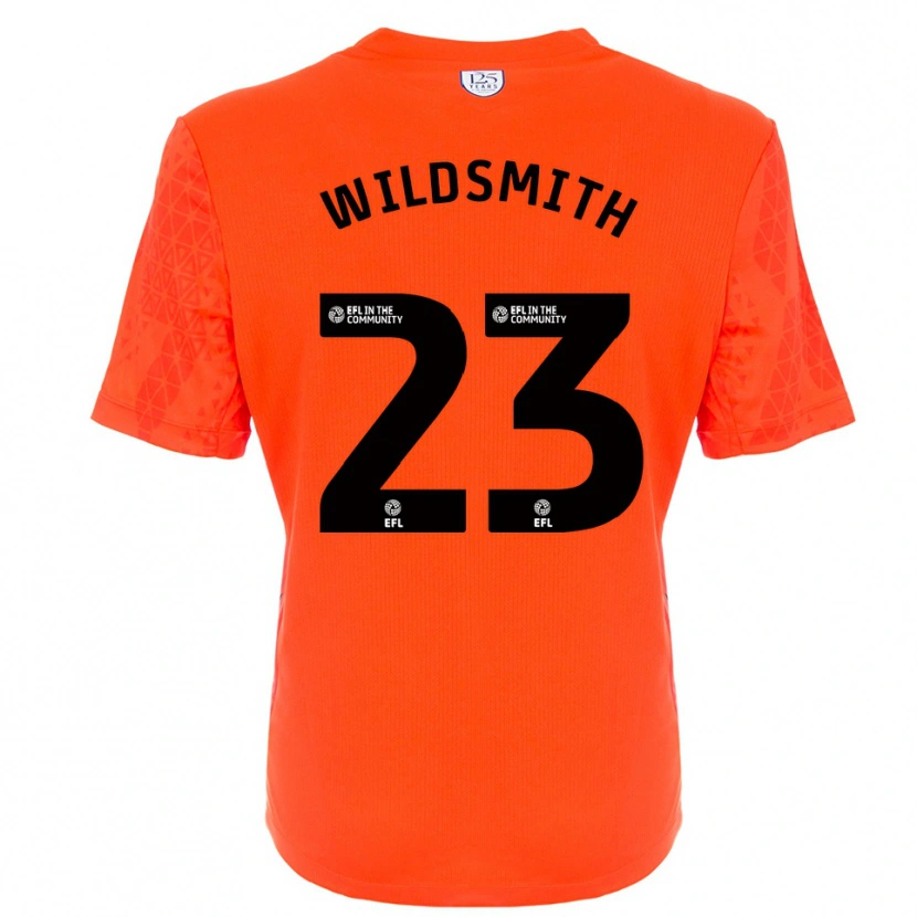 Danxen Kvinder Joe Wildsmith #23 Orange Sort Målmandstrøje 2025/26 Trøje T-shirt