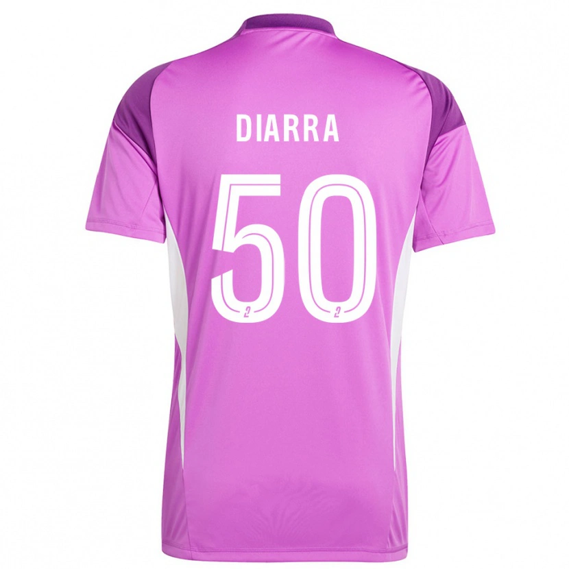 Danxen Kvinder Lassine Diarra #50 Lavendel Målmandstrøje 2025/26 Trøje T-shirt