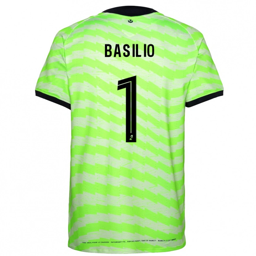 Danxen Kvinder Enzo Basilio #1 Neon Grøn Målmandstrøje 2025/26 Trøje T-shirt