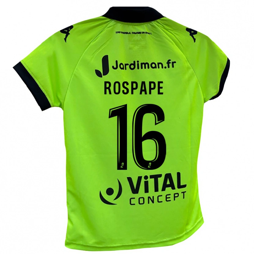 Danxen Kvinder Milo Rospape #16 Neon Grøn Målmandstrøje 2025/26 Trøje T-shirt