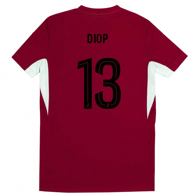 Danxen Kvinder Mamadou Diop #13 Rød Sort Målmandstrøje 2025/26 Trøje T-shirt