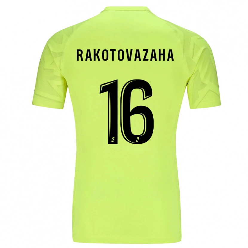 Danxen Kvinder Allan Rakotovazaha #16 Neon Grøn Målmandstrøje 2025/26 Trøje T-shirt