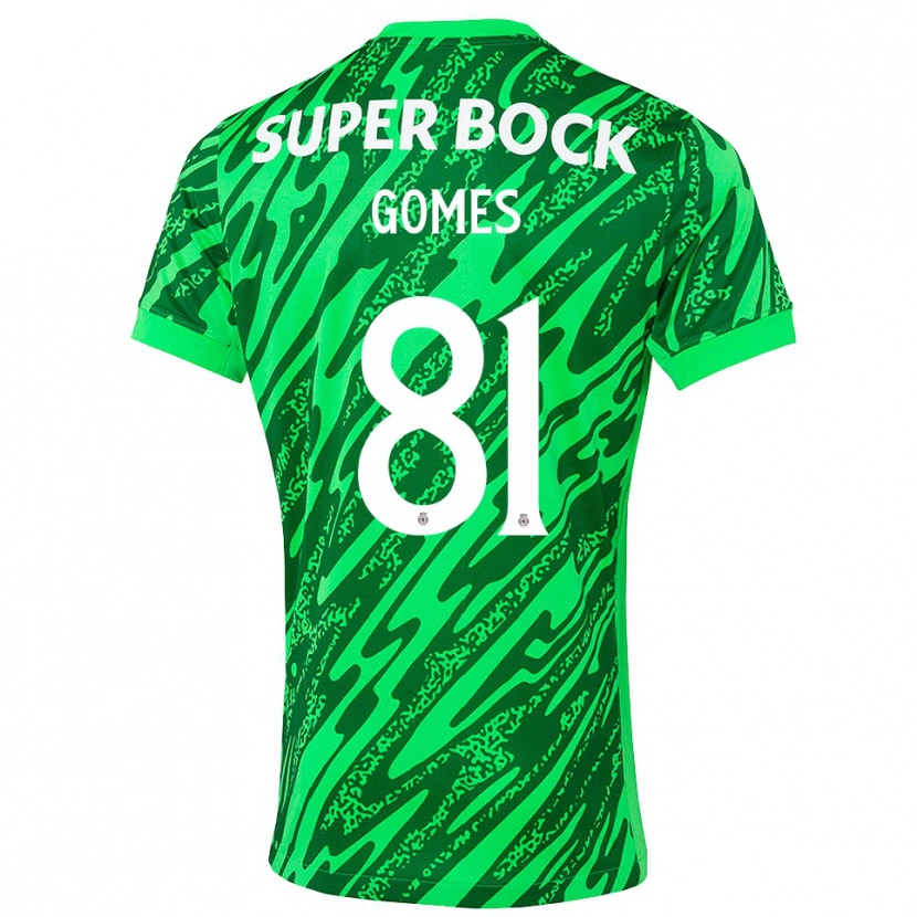 Danxen Kvinder Salvador Gomes #81 Grøn Hvid Målmandstrøje 2025/26 Trøje T-shirt