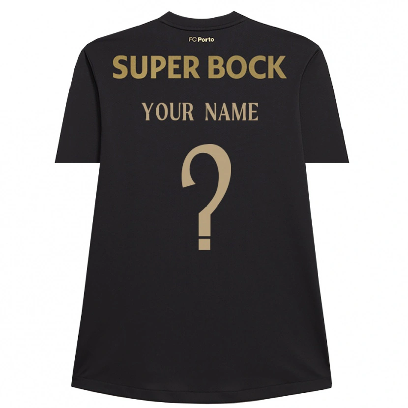 Danxen Kvinder FC Porto Sort Brun Målmandstrøje 2025/26 Trøje T-shirt