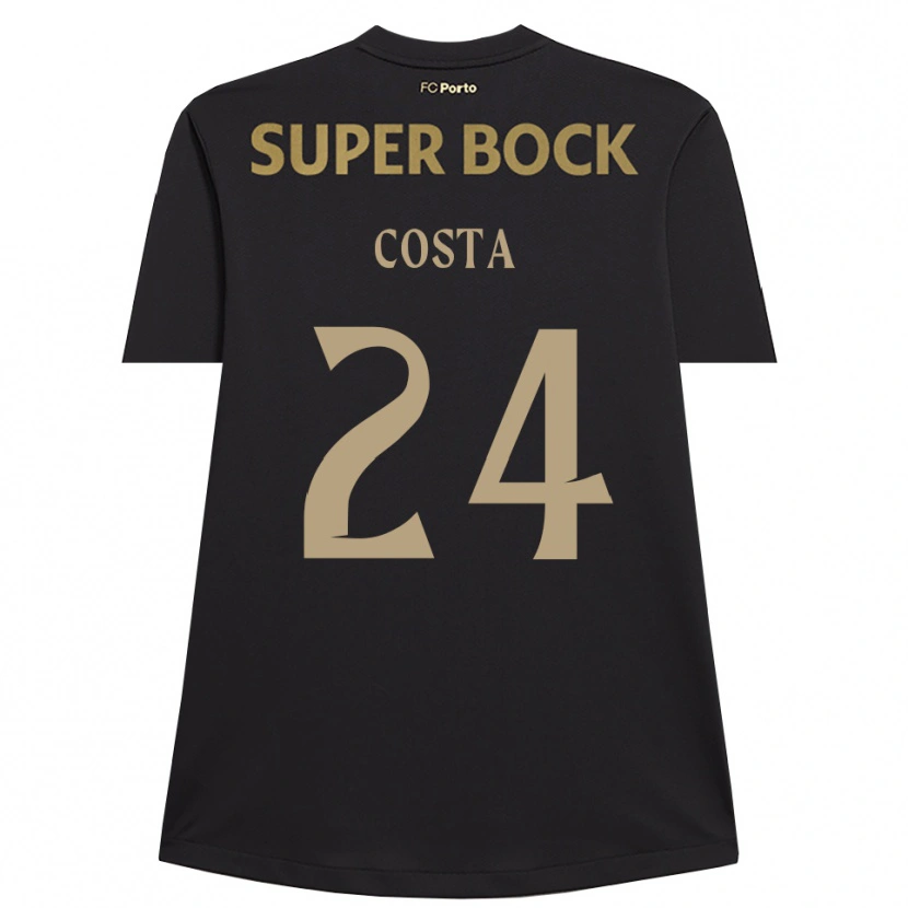 Danxen Kvinder João Costa #24 Sort Brun Målmandstrøje 2025/26 Trøje T-shirt