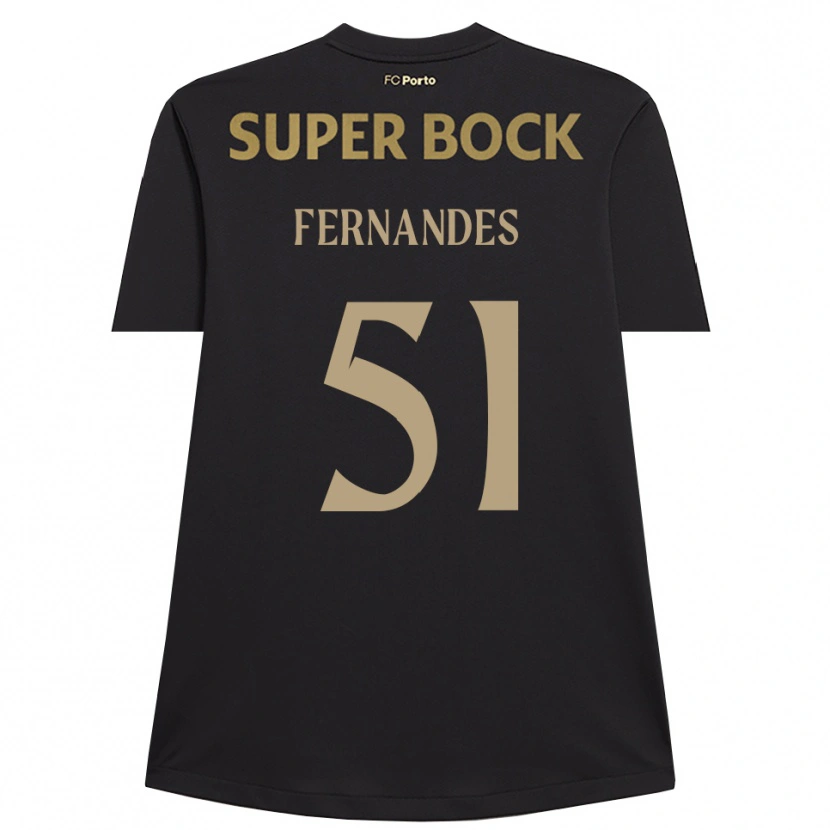 Danxen Kvinder Diogo Fernandes #51 Sort Brun Målmandstrøje 2025/26 Trøje T-shirt