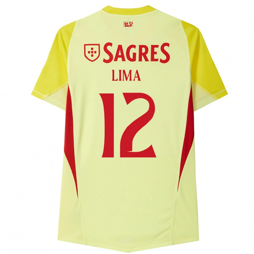 Danxen Kvinder Thaís Lima #12 Gul Rød Målmandstrøje 2025/26 Trøje T-shirt